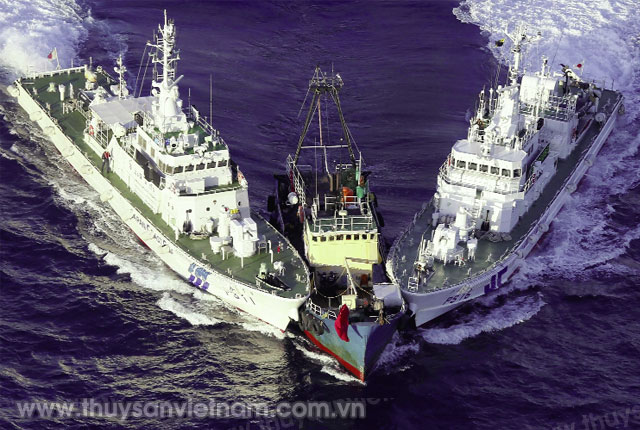 Tùy từng nước sẽ có biện pháp xử phạt đối với tàu nước ngoài vi phạm   Ảnh: reddid.com